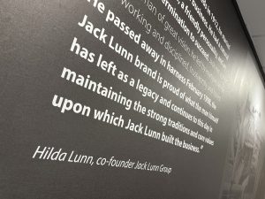 Jack Lunn reception close up
