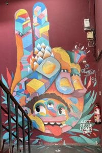 Café Wall Mural, Lisbon, Portugal